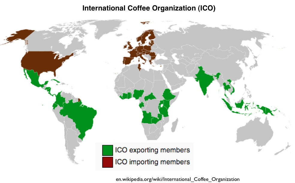 International coffee hot sale imports