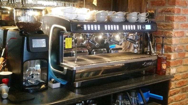 The Northallerton Inn Cimbali M26 traditional coffee machine
